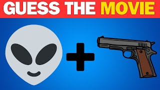 Guess The Movie By Emoji 👽  Emoji Quiz [upl. by Yaf]