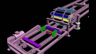 Animasi conveyor packing ingot [upl. by Ecirtram]