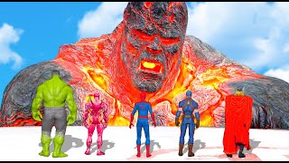 AVENGERS FOUND BIGGEST TITAN PERSES  GTA 5 [upl. by Giza]