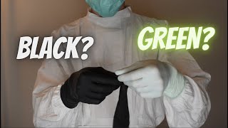 Green and Black Latex Gloves [upl. by Navac]