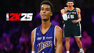 WEMBY DEFENSIVE ANCHOR IN NBA 2K25 [upl. by Dowell811]