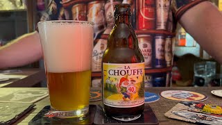 La Chouffe  Blonde Belgian Ale  Brasserie DAchouffe Brewery  8�v [upl. by Telocin]