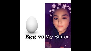 Cracked An Egg On My Sisters Head Prank Funny [upl. by Atener266]