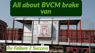 New BrakeVan BVCM in Indian RailwayBVCM brake van with CASNUB bogie [upl. by Inttirb]