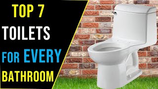 ✅Best Toilets For Every Bathroom in 20222023  Top 7 Best Toilets for Every Bathroom Buying Guide [upl. by Nayar]