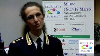 Fabiola Trefiletti Polizia Postale Security Summit Milano 2010 [upl. by Kcirrad]