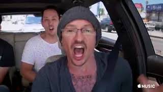 Linkin Park Hey YaOutKast Carpool karaoke [upl. by Keating]