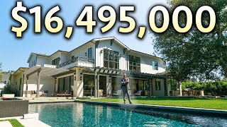 Inside a 16495000 Hamptons Style LOS ANGELES MANSION [upl. by Navillus67]