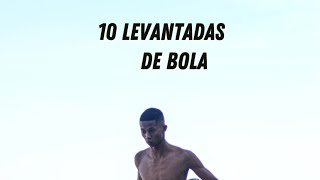 10 levantadas de Bola  10 soccer flick up [upl. by Namharludba]