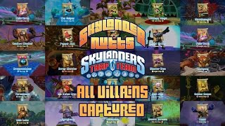 All Villains of Skylanders Trap Team Captured [upl. by Ettevad]