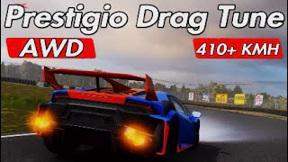 AWD Prestigio Drag Tune  410 KMH  CarX Drift Racing Online [upl. by Babbette]