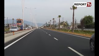 Report TV  Bashkia e Tiranës 25 mln euro për zëvendësimin e palmave në autostradë me pisha të buta [upl. by Joacima]