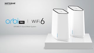 Introducing the Orbi Pro WiFi 6 AX5400  NETGEAR Business [upl. by Steffie]