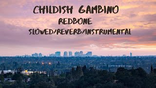 childish gambino  redbone slowed  reverb  instrumental [upl. by Neelon]