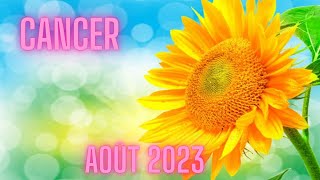 ♋CANCER AOÛT 2023♋ Changement en amour et au travail [upl. by Chastity]