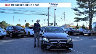 2019 MercedesBenz EClass E 300  Video Tour with Spencer [upl. by Eisdnyl]