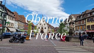 Obernai France Walking Tour 4K 60FPS [upl. by Haek]