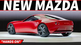 HANDS ON Mazdas New JawDropping Coupe takes from the MX5 Miata and the RotaryPowered RX7 [upl. by Collete]