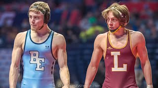 138 3A – Warren Zeisset G of Belleville East IL vs Logan Kaminski R of Lockport IL [upl. by Anhaj]