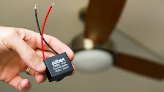 Ceiling Fan Speed Problem Solved  How To Repalce the Capacitor [upl. by Hildick]