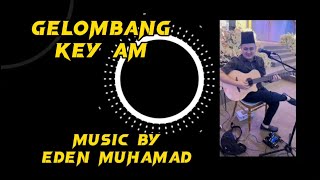 Gelombang by Salamiah Hassan  Karaoke  Male [upl. by Nottus809]