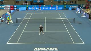 John McEnroes still got it  World Tennis Challenge 2015 [upl. by Nagyam]