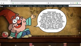 The new Gravity Falls graphic novels secret code led me to this website [upl. by Llertnahs]