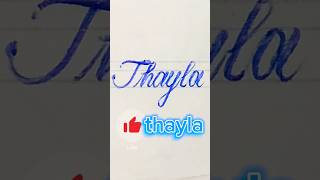 Thayla caligrafia [upl. by Nance]