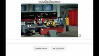 Star Trek  Google Doodle  zum 46 Geburtstag  46th Anniversary  8September 2012 [upl. by Ainocal281]