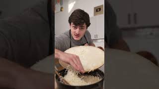 Ultimate Parmesan Wheel Risotto Experience food cooking recipe pasta shorts shortvideo [upl. by Sherlock343]