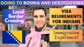 Going to BOSNIA And HERZEGOVINA  VISA immigration Experience [upl. by Dnomra]