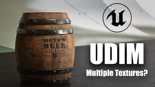 UDIM Textures in Unreal Engine 5 [upl. by Bili]