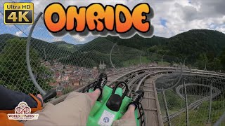 Hasenhorn Rodelbahn Coaster Todtnau ONRIDE 2024 Deutschlands längster Alpine Coaster mit Max Speed [upl. by Mide]