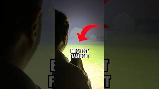 Worlds brightest flashlight vs IPhone flash [upl. by Eicats]