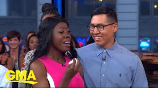 Couple surprised with the wedding of a lifetime on GMA [upl. by Torto]