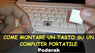 Come montare un tasto della tastiera di un portatile  Tutorial [upl. by Cowey]