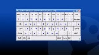 como descargar teclado virtual para pc [upl. by Atteynad]