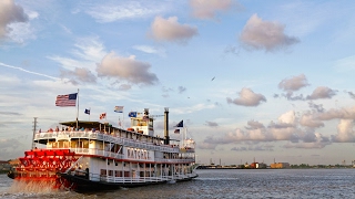 Evening Cruise on the Steamboat Natchez in New Orleans Louisiana [upl. by Anesor]