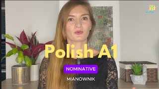 Polish A1 Master the Nominative Case in Polish  Essential Grammar for Beginners [upl. by Rather621]