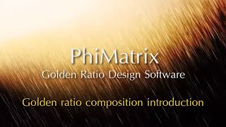 Golden Ratio Design Composition Cropping with PhiMatrix [upl. by Atel]