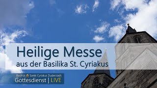 03102023  0900 Uhr  Katholischer Gottesdienst LIVE  Basilika St Cyriakus DuderstadtEichsfeld [upl. by Dixie459]