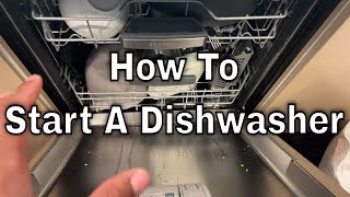 How To Start A Dishwasher [upl. by Hagep]