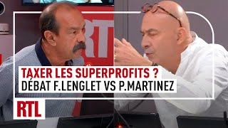 Taxer les riches  débat François Lenglet VS Philippe Martinez [upl. by Akemej335]