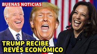 Trump pronuncia DESASTROSO discurso Biden y Harris ANOTAN punto con nuevos números encuestas [upl. by Beauregard]