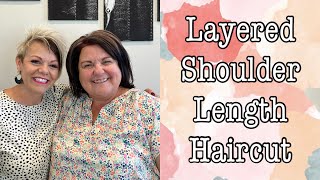 Discover the Perfect Layered Shoulder Length Haircut for Women Over 60 [upl. by Aninay975]