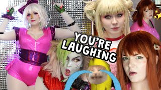 SERVING CRINGE  My Hero Academia  FNAF Cosplay BLOOPERS  BTS [upl. by Retrak]