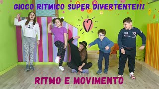 Gioco ritmico con bastoncini per i bambini della scuola dellinfanzia e primaria  RITMO E MOVIMENTO [upl. by Ardy372]