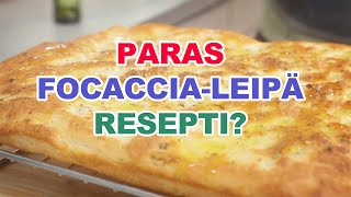 Herkkullista Foccacia leipää vaivatta  Paras leipä resepti [upl. by Olpe563]