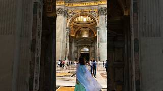 Inside Vatican City’s Iconic Masterpiece St Peter’s Basilica 🕍🇻🇦StPetersBasilica VaticanCity [upl. by Naima]