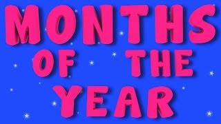 Months of the Year  Kindergarten Nursery Rhymes For Children  Videos For Toddlers by Kids Tv [upl. by Carrington]